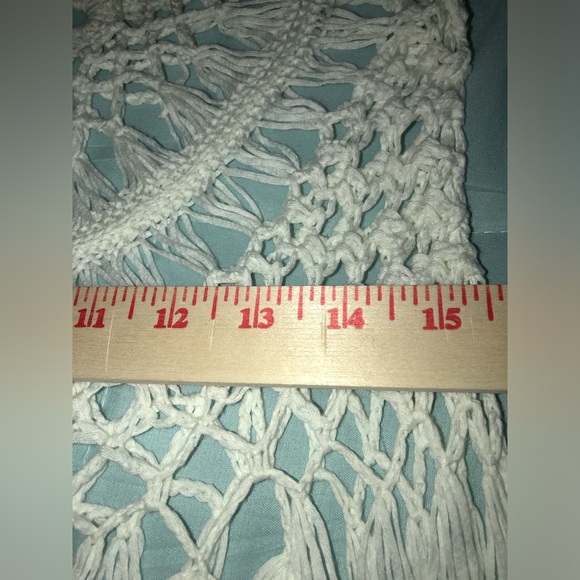 VENUS White Crochet Sleeveless Coverup Dress NWOT M/L - Picture 13 of 16